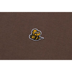 BAPE BEE ONE POINT L/S TEE MENS-BROWN