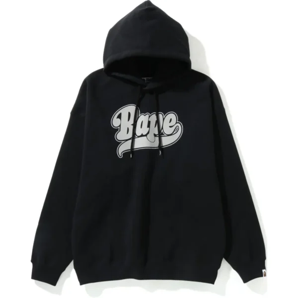 BAPE OVERSIZED PULLOVER HOODIE LADIES-BLACK