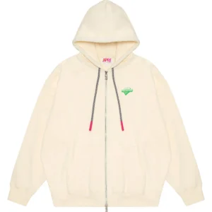 BAPE CLOTHING APEE HOODIE OVERSIZED JACKET LADIES-LVOR