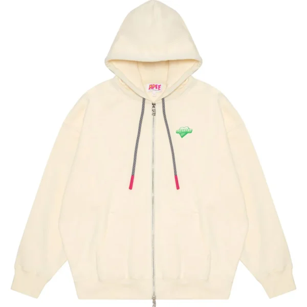 BAPE CLOTHING APEE HOODIE OVERSIZED JACKET LADIES-LVOR