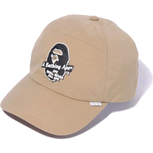 A BATHING APE PANEL CAP MENS-BEIGE