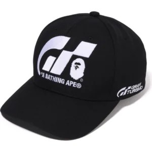 BAPE® x GT SNAPBACK CAP-BLACK