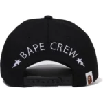 BAPE® x GT SNAPBACK CAP-BLACK