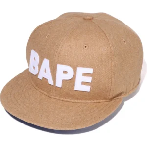 BAPE PATCH SNAP BACK CAP MENS-BEIGE