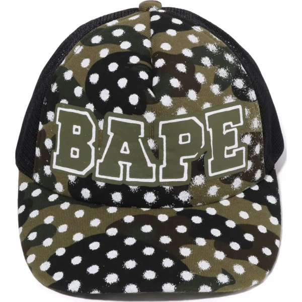 BAPE X JOSHUA VIDES MESH CAP-GREEN