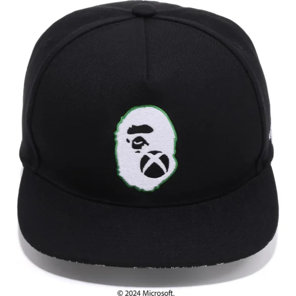 BAPE X XBOX SNAPBACK CAP-BLACK