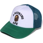 BAPE COLLEGE MESH CAP MENS-GREEN