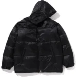 SHARK RELAXED FIT DOWN JACKET MENS-Black