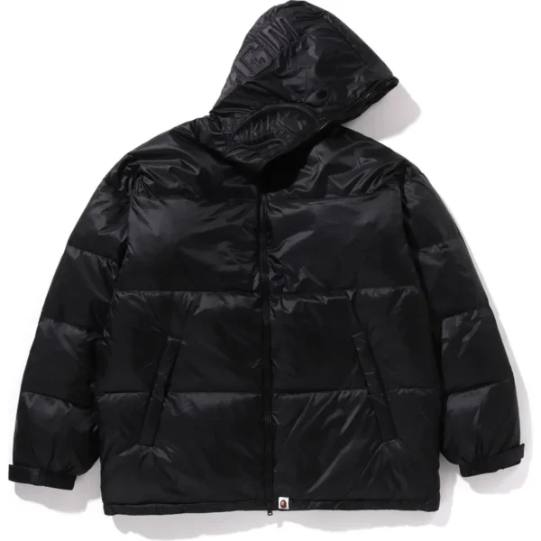 SHARK RELAXED FIT DOWN JACKET MENS-Black