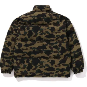 BAPE 1ST CAMO REVERSIBLE DOWN JACKET MENS-ARMY GREEN