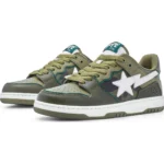 BAPE® SK8 STA #4 MENS-OLIVE DARK