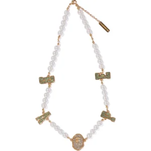 BAPE PEARL NECKLACE MENS-WHITE