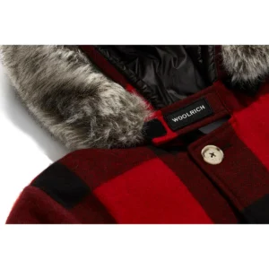 BAPE X WOOLRICH ARCTIC PARKA MENS-RED