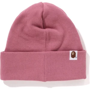 BAPE SILICON APE HEAD KNIT CAP MENS-PINK