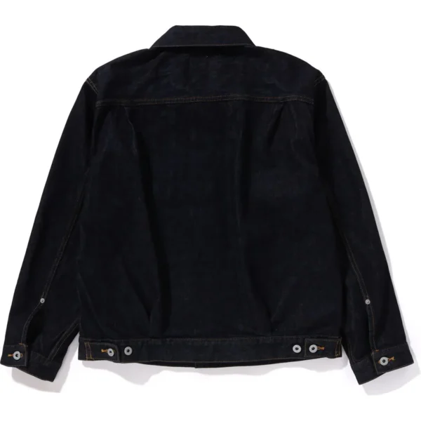 BAPE STA DENIM JACKET TYPE-02 MENS-BLACK