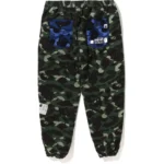 BAPE X UNDEFEATED COLOR CAMO FLANNEL PANTS MENS-GREEN