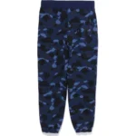 BAPE COLOR CAMO WIDE FIT SWEAT PANTS MENS-BLUE