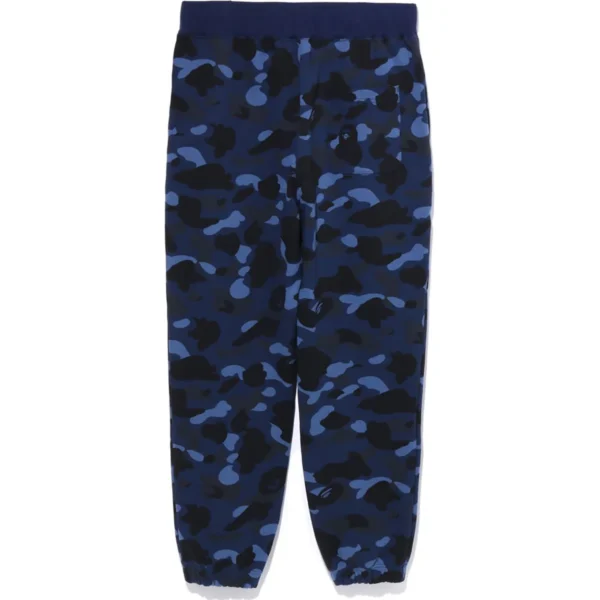 BAPE COLOR CAMO WIDE FIT SWEAT PANTS MENS-BLUE