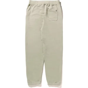 BAPE APE HEAD ONE POINT WIDE FIT SWEAT PANTS MENS-BEIGE