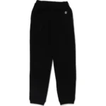 BAPE HEAVY WASHED SWEAT PANTS MENS-BLACK