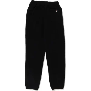 BAPE HEAVY WASHED SWEAT PANTS MENS-BLACK