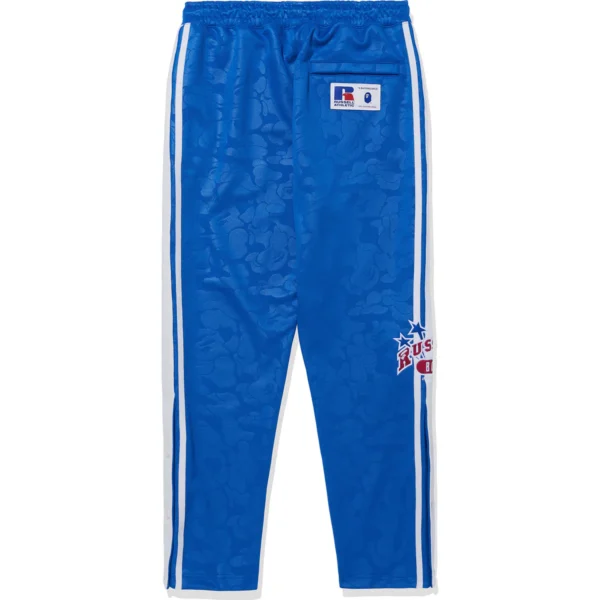 BAPE X RUSSELL TRACK PANTS MENS-BLUE