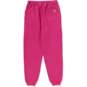 BAPE PIGMENT DYE SWEAT PANTS LADIES-PINK