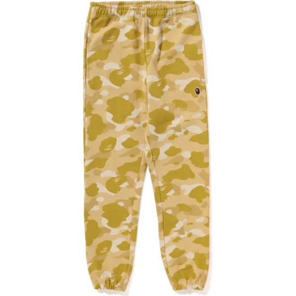 BAPE COLOR CAMO SWEAT PANTS LADIES-YELLOW