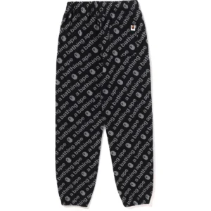 BAPE LINE PANTS JR KIDS-BLACK