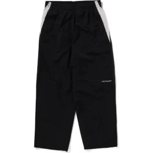 BAPE NYLON LOOSE FIT TRACK PANTS MENS-BLACK