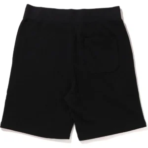 BAPE SHARK SWEAT SHORTS MENS-BLACK