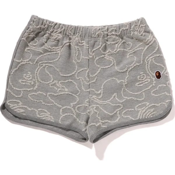 BAPE NEON CAMO JACQUARD SHORTS LADIES-GRAY