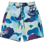 BAPE X BAYC - WATER SHORTS MENS-BLUE