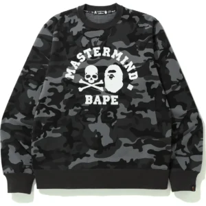 MM BAPE CREWNECK MENS-BLACK
