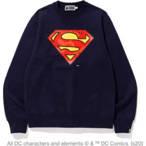 A BATHING APE® BAPE×SUPERMAN L/S-NAVY