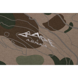BAPE LAYERED LINE CAMO CREWNECK MENS-BEIGE