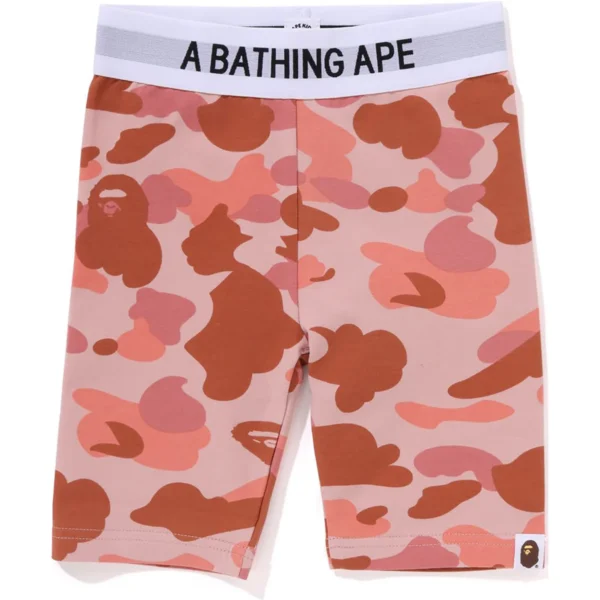 BAPE 1ST CAMO SHORT LEGGINGS KIDS-PINK