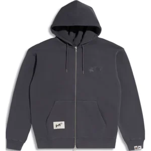 BAPE® x HIGHSNOBIETY FULL ZIP HOODIE-DARK GRAY