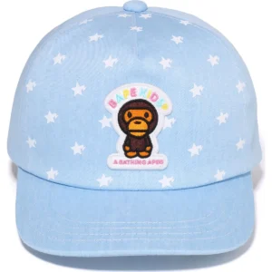 BAPE BABY MILO STA DENIM CAP KIDS-BLUE