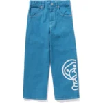 BAPE BABY MILO DENIM PANTS KIDS-BLUE