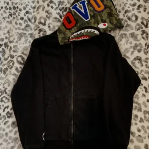 Bape x OVO Woodland Camo Shark Reversible Full Zip Hoodie