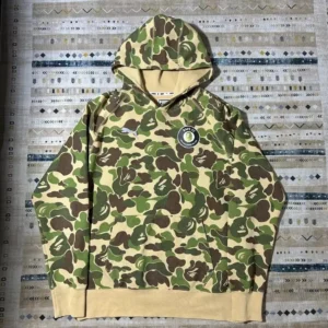 BAPE x PUMA ABC CAMO PULLOVER HOODIE-GREEN