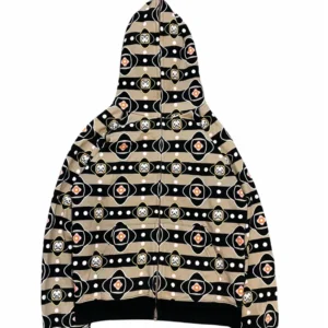 Bape x Kaws Baby Milo Monogram Full Zip Hoodie-MULTI