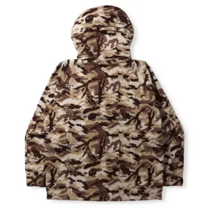 Bape x OVO Woodland Camo Snowboard Jacket Beige