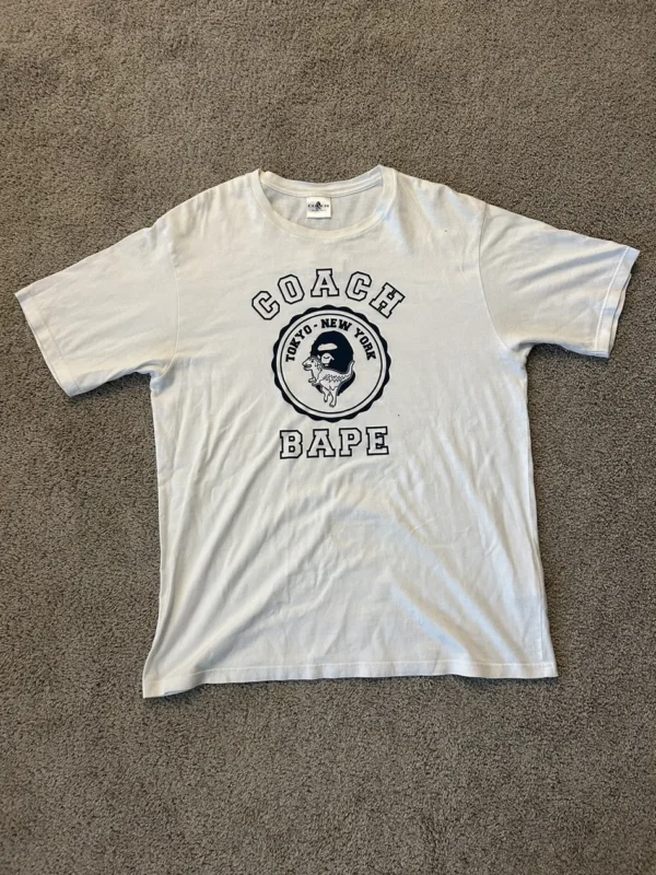 Bape x Coach College Tee