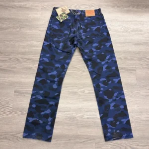 BAPE x Levi's Color Camo pant-blue