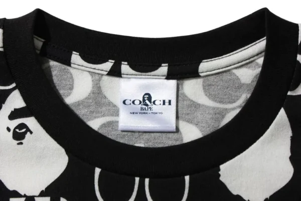 Bape X Coach T-Shirt-BLACK