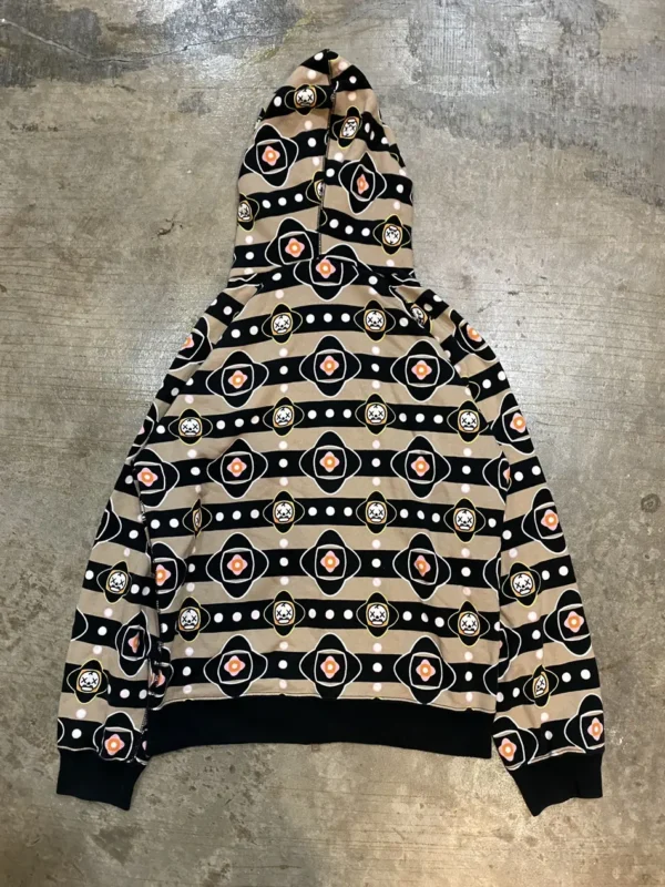 Bape x Kaws Baby Milo Monogram Full Zip Hoodie-MULTI