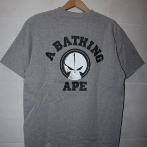 Bape x Neighborhood Ape Head Tee-GRAY