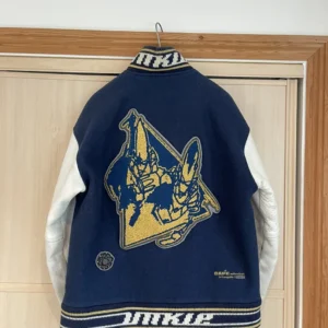 Bape x Unkle x Futura Varsity Jacket-BLUE